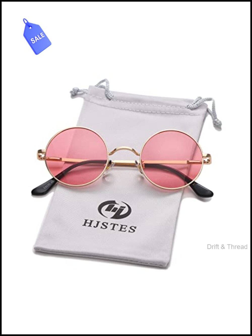 Polarized Round Sunglasses Retro Hippie Circle Metal Alloy UV400